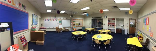 A look inside the Begindergarten Classroom.